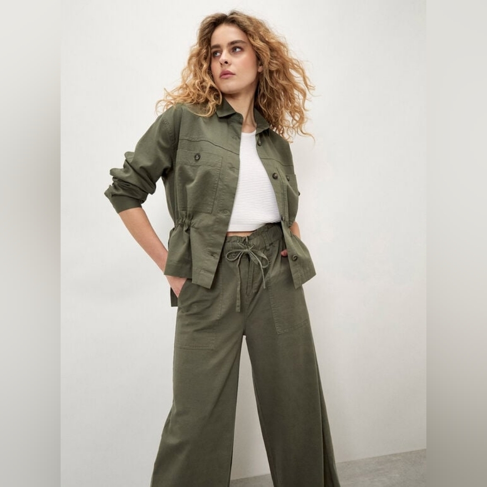 Twill Trouser With Patch Pockets